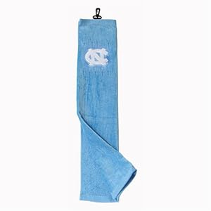 NCAA North Carolina Embroidered Tri-Fold Golf Towel