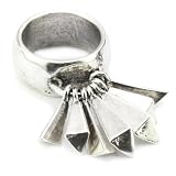 Low Luv Silver Plated Feather Ring