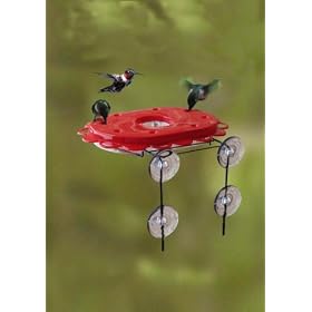 Birds Choice Window-Mount Hummingbird Feeder, 16 Ounce