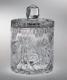 PINWHEEL CRYSTAL CANDY BOX - PINWHEEL CRYSTAL 7 INCH CANDY BOX WITH COVER