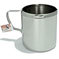 Latteria Stainless Steel Milk Jug for Expresso Machines which have a Frother Nozzle for Latte Etc
