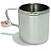 Latteria Stainless Steel Milk Jug for Expresso Machines which have a Frother Nozzle for Latte Etc