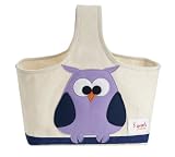 3 Sprouts Organic Caddy Tote Bag, Owl
