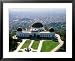Griffith Park Observatory, Los Angeles, California, USA Framed Art Poster Print by David R. Frazier, 31x25