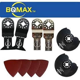 Buy 26 Piece Variety Pack for Dremel Multi-Max, Ryobi JobPlus, Worx, Chicago,... by BQMAX now!