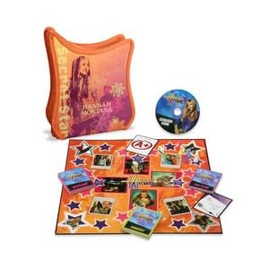 Cardinal Industries Hannah Montana CD Board Game in Guitar Shape Portfolio by 