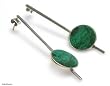 Chrysocolla drop earrings, 'Landscape' Chrysocolla drop earrings, 'Landscape'