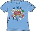 Search : Justice League JUSTICE HEAD CIRCLE Carolina Blue Adult DC Comics T-shirt Tee Shirt