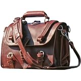 A Chestnut Leather Briefcase, Backpack, Handbag They'll Fight Over When You're Dead