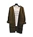 SAYM Women's Loose Pocket V-neck Sweater Cardigan Knit Top