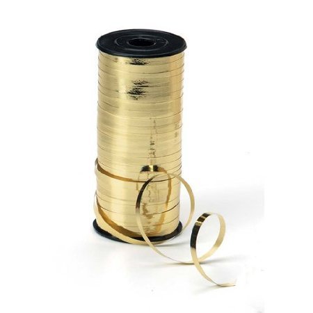 Curling ribbon - 5mm wide - gold - 100 yards