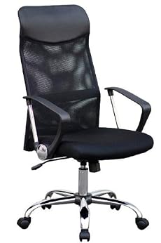 107002 HIGH BACK BLACK MESH ERGONOMIC OFFICE CHAIR