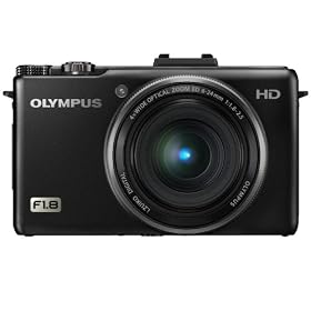 Olympus XZ-1 10 MP Digital Camera with f1.8 Lens and 3-Inch OLED Monitor (Black)