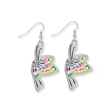 Ed Hardy Painted Butterfly Earrings