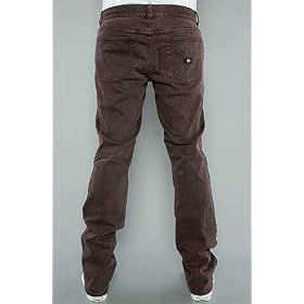 KR3W The K Slims Jean in Burgundy Fade,Denim for Men
