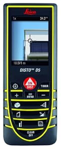 Leica Disto D5 Digital Laser Rangefinder with 2.4-inch Screen and 45-degree tilt Sensor