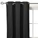 Casual Home Grommet Top Window Panel - Ebony (54x95")