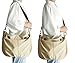 Kaylena Women's Water Resistant Beige Canvas Shoulder Bag[2way]