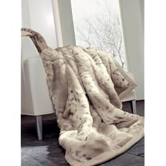 Bugatti Felldecke  3245-112, 150x200 cm, mit Abseite Fell/Nerz