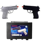 cyma 6MM bb airsoft pistol gun set with carry case p.618 (2 guns) fps 110