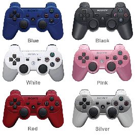 New Ps3 Sony Dual Shock 3 Wireless Controller Black Highly Sensitive Sixaxis Motion-Sensing