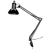 Alvin G2540-B Swing Arm Lamp, Black