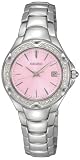 Seiko Womens SXDC53 Crystal Sporty Dress Pink Dial Watch 41%2B7QwJZvwL. SL160 Seiko Womens SXDC53 Crystal Sporty Dress Pink Dial Watch