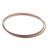 Antiqued Copper Tone Bracelet Duo