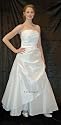 Taft Brautkleid creme