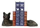 SI 93-5083 Pair Cat Napping Bookends