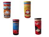 Produkt-Bild: Colour your Kitchen, die neuen Pad-Kaffeedosen,Kaffee-Pad-Dose Kaffeepaddose 4 St. im 4er Set Paddosen