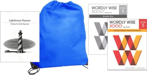 Wordly Wise 3000 Grade 5 w/ Answer Key homeschool kit in a bag