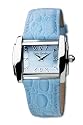 Betty Barclay Ladies Leather Strap Watch With Ice Blue Dial