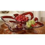 Fifth Avenue Crystal Aurora Ruby Chip and Dip Set