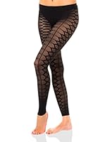 Marie Claire e Kler Pack x 2 Leggings 60D (Negro)