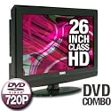 Naxa NX-557 - 26" LCD TV with built-in DVD player - widescreen - 720p - HDTV