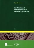 The principle of numerus clausus in European property law