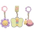 Bright Starts Travel Trio Infant Toy - Pink