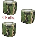 Protective Camouflage Camo Fabric Wrap (3 Rolls)