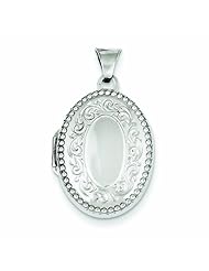 Genuine .925 Sterling Silver Oval Locket 1.5 Grams. 100% Satisfaction Guaranteed.