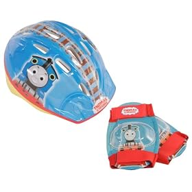 Thomas and Friends Micro Bicycle Helmet and Protective Pad Value Pack (Toddler) by