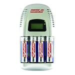 Digipower DPS-LCD10 AA/AAA 45 Minute Charger with LCD Display and 4 - 2700mAh AA Batteries