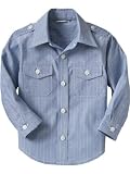 Gap Blue Dobby Shirt