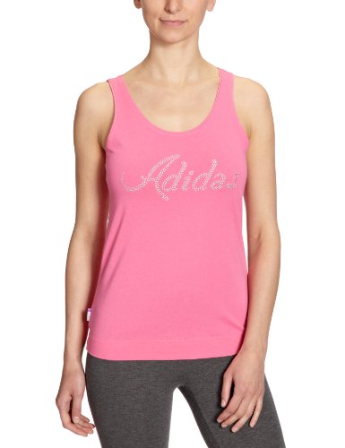 Adidas Damen Top Glitter Tank, ultra pink s12, S, X28847 Preisvergleich