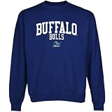 NCAA Buffalo Bulls Team Arch Crew Neck Fleece Sweatshirt - Royal Blue