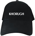 CAPS BLACK EMBROIDERY " KHORUGH SIMPLE WORD " TAJIKISTAN