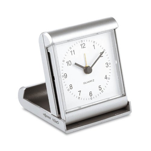Budget Foldable Travel Alarm Clock Analogue 