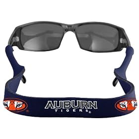 Click here to buy Auburn Tigers Navy Blue Neoprene Retainer Sunglasses Holder.
