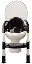 Kiddyloo Toiletten-Trainer schwarz/weiss