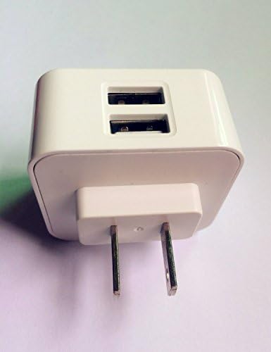 TONGXIN Dual USB port 2.3A High Capacity FAST AC Travel Wall Charger for IPad/Phone/SA-TAB/Note 3 (White)